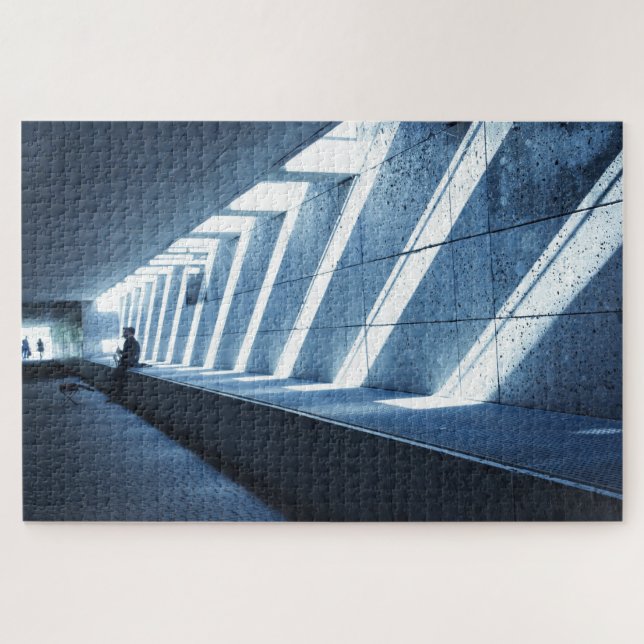 Einsamer Saxophone Player - 20x30 - 1014 Stk. Puzzle (Horizontal)