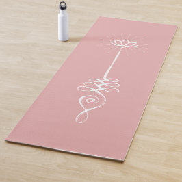 Einsamer Schlichter Hintergrund - Rose + Schnee-Yo Yogamatte