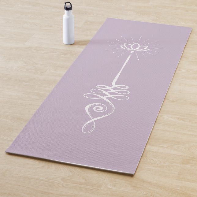 Einsamer Schlichter Hintergrund - Staub + Schnee-Y Yogamatte (Beispiel)