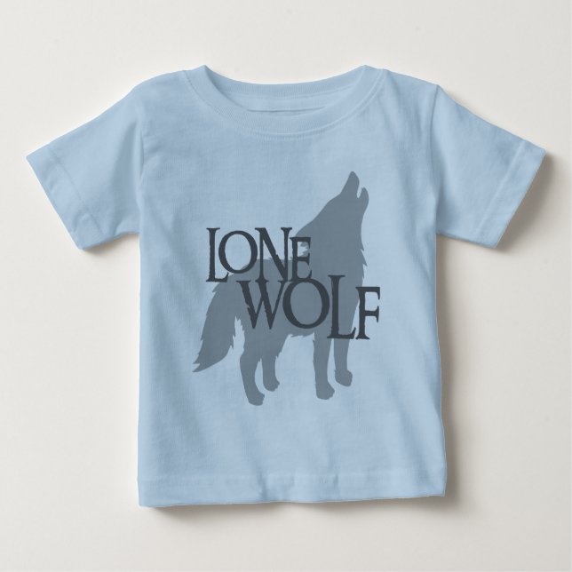 EINSAMER WOLF BABY T-SHIRT (Vorderseite)