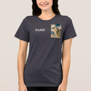 EINSAMER WOLF FEIERLICHES HEULEN Tri-Blend SHIRT