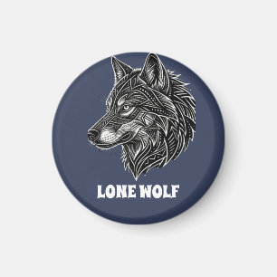 EINSAMER WOLF MAGNET