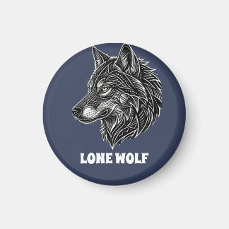 EINSAMER WOLF MAGNET