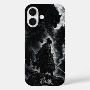 Einsamer Wolf Samurai – Schatten Ronin japanische iPhone 16 Hülle