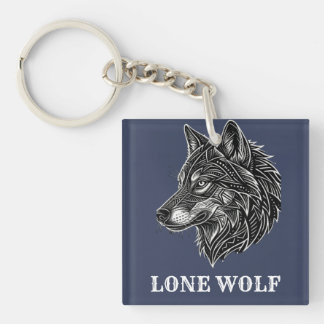 EINSAMER WOLF SCHLÜSSELANHÄNGER