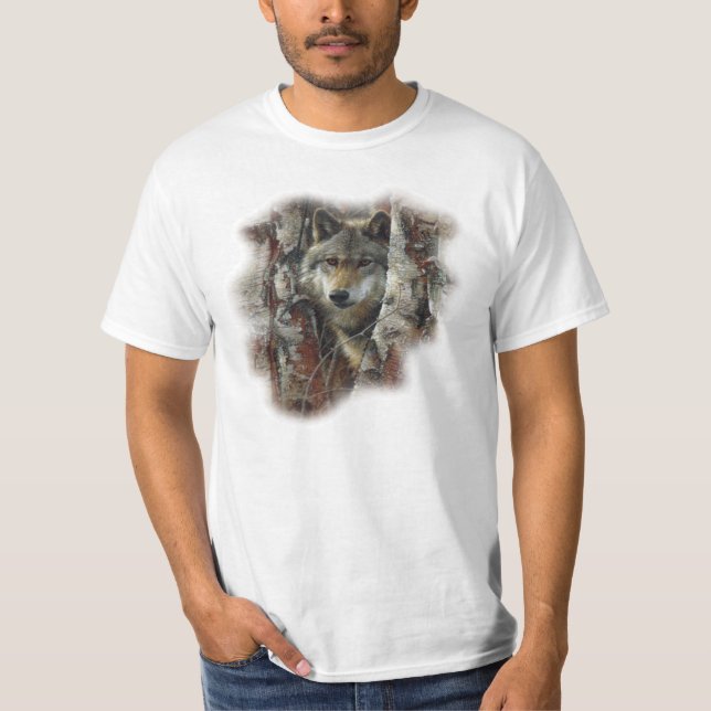 einsamer Wolf T-Shirt (Vorderseite)
