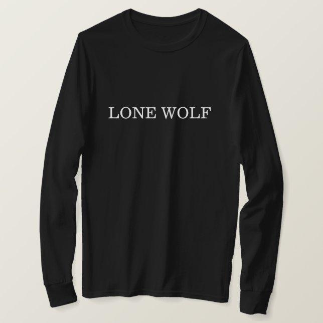 Einsamer Wolf T-Shirt (Design vorne)
