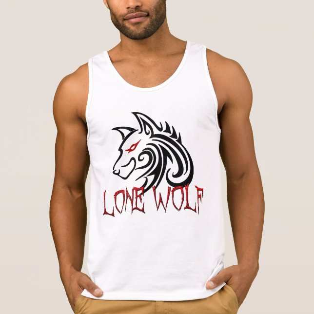 Einsamer Wolf T-Shirt (Vorderseite)