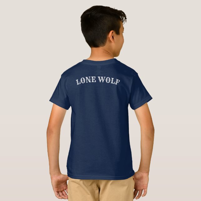 EINSAMER WOLF T-Shirt (Schwarz voll)