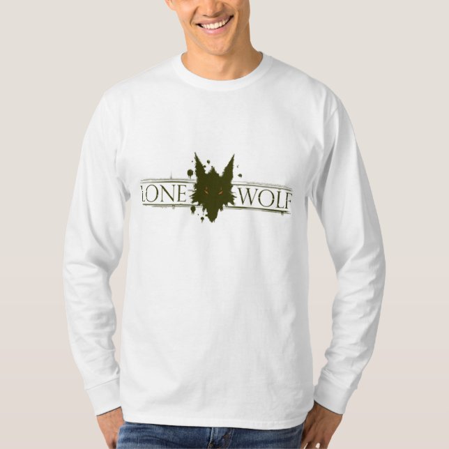 einsamer Wolf T-Shirt (Vorderseite)