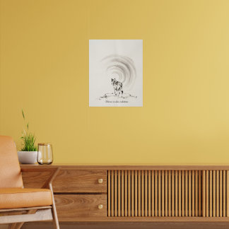 Einsamer Wolf Wandkunst Druck Poster