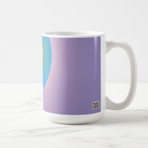 Einsames Blau Kaffeetasse