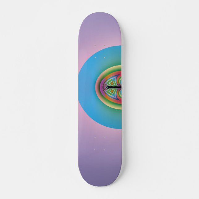 Einsames Blau Skateboard (Vorne)