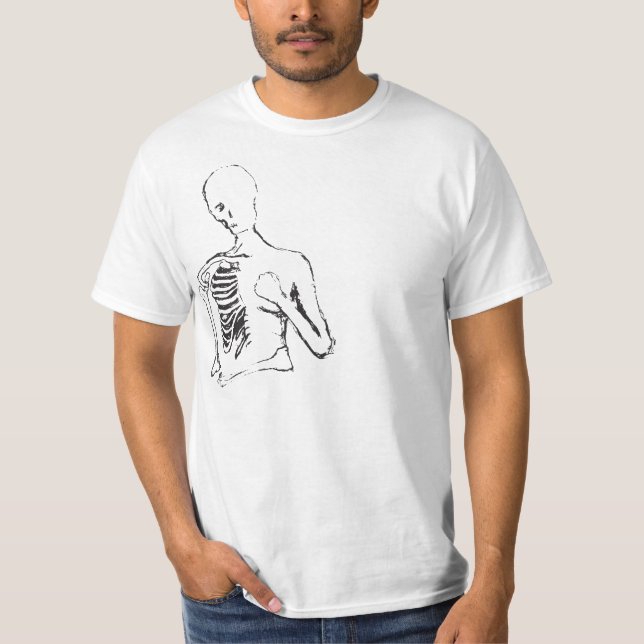 einsames skele T-Shirt (Vorderseite)