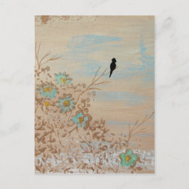 Einsamkeit aus der Originalmalerei Postkarte