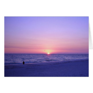 Einsamkeit bei Sonnenuntergang