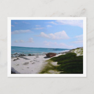 Einsamkeit in Cancun Postkarte