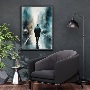 Einsamkeit in der Stadt Poster