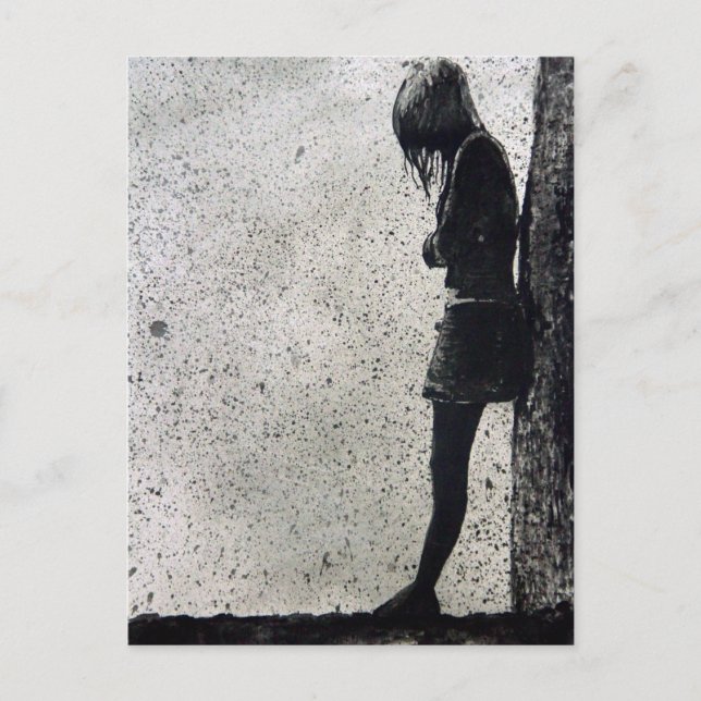 Einsamkeit Postkarte (Vorderseite)