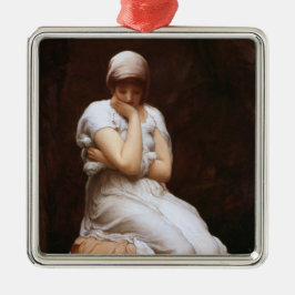 Einsamkeit (von Frederic Leighton) Ornament Aus Metall