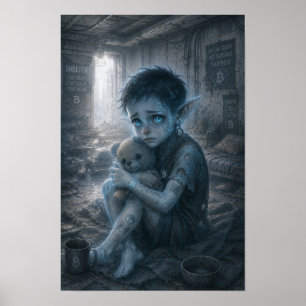 Einsamkeit / Waise / Bunkerplakat Poster