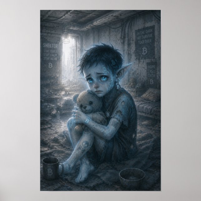 Einsamkeit / Waise / Bunkerplakat Poster (Vorne)