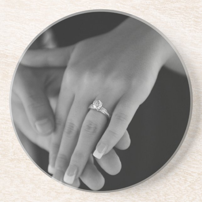 Einsatz-ein-Foto Untersetzer (Vorne)