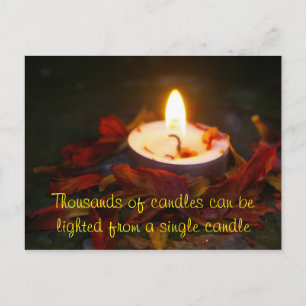 Einsatz - Zitat Postkarte