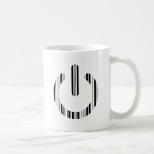 EINSCHALTTASTE BAR CODE Design des Einschaltmuster Tasse