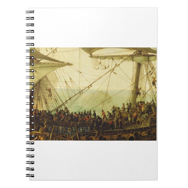 Einschiffung der Elector Palatine Notizblock (Vorderseite)