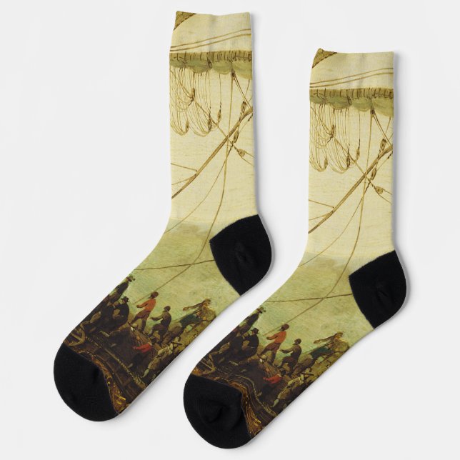 Einschiffung der Elector Palatine Socken (Linkes Detail)