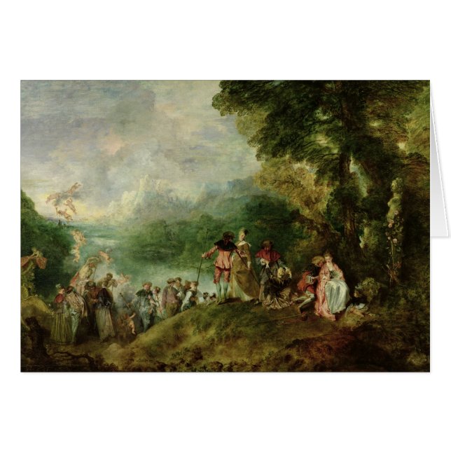 Einschiffung für Cythera, 1717 (Vorderseite (Horizontal))