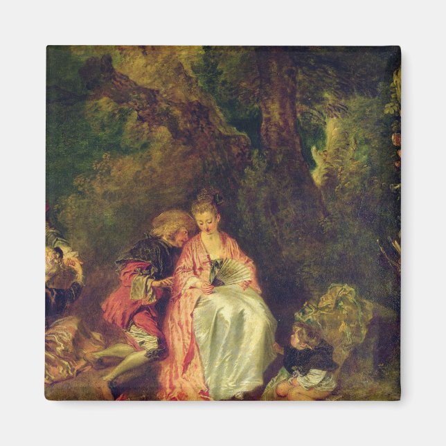 Einschiffung für Cythera, c.1717 Magnet (Vorne)