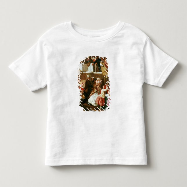 Einschiffungs-Szene Kleinkind T-shirt (Vorderseite)