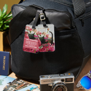 Einschlafen zum Träumen der schwarzen Katze - Hot- Gepäckanhänger