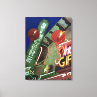 Einschliessliche Importeurkunst Leinwanddruck