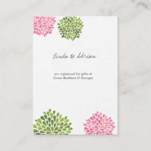 Einschließung kardiert begleitkarte