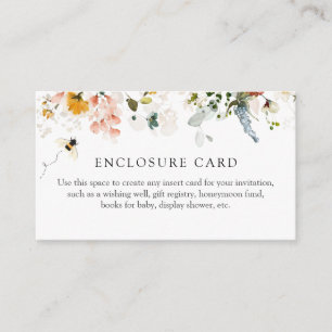 Einschließungskarte für Bienen und Vintage Blütend Begleitkarte