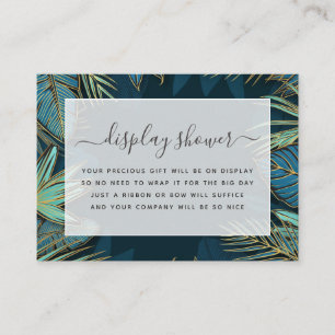 Einschließungskarte für tropisches Brautparty Begleitkarte