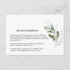 Einschlusskarte für die Eukalyptus-Zweigstelle Begleitkarte