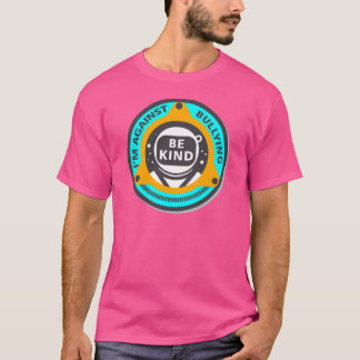 Einschüchterndes rosa T-Shirt