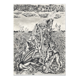 Einschüchterung durch Brian Benson Fotodruck