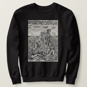 Einschüchterung, Indianerfarbe zeichnend Sweatshirt