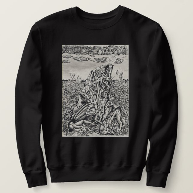 Einschüchterung, Indianerfarbe zeichnend Sweatshirt (Design vorne)