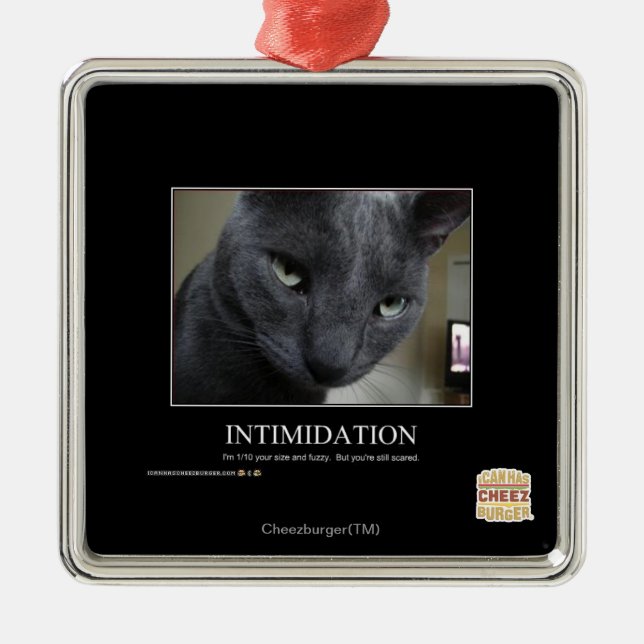 Einschüchterung Ornament Aus Metall (Vorne)