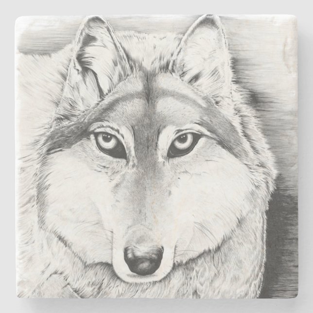 Einschüchterung Steinuntersetzer (Vorderseite)