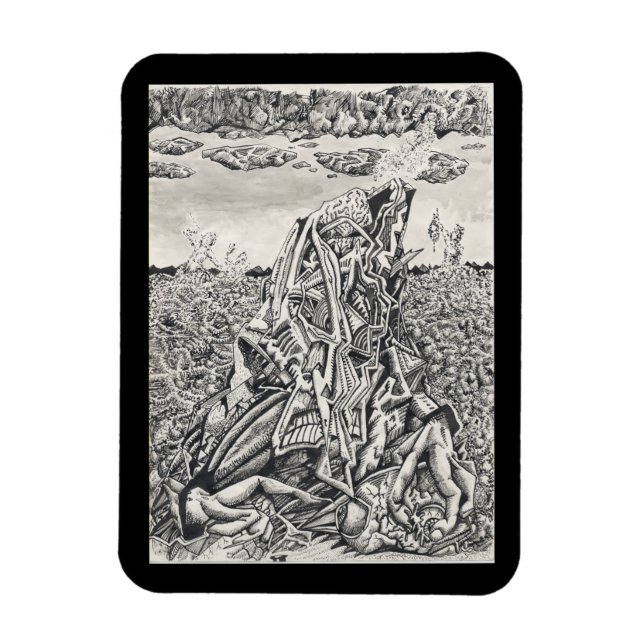 Einschüchterung, zeichnend Farbe flexibel Magnet (Vertikal)