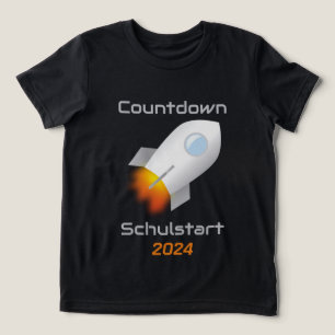 Einschulung - Countdown Schulstart - Rakete 1 Tri-Blend Shirt