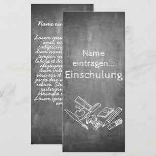 Einschulung im Tafelstil 2