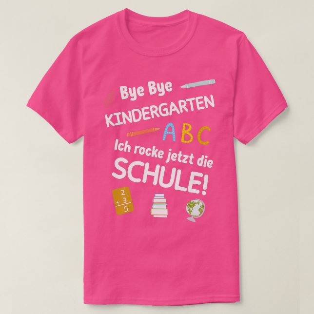 Einschulung von Schulkindern 28 T-Shirt (Design vorne)